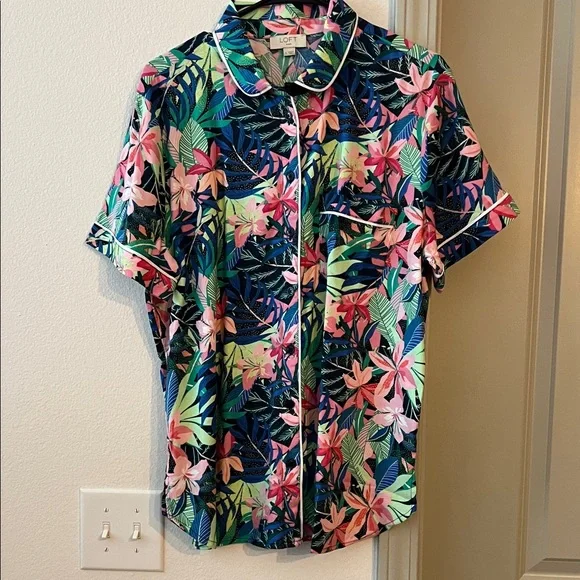 LOFT Floral Pajama Set - Picture 5 of 9